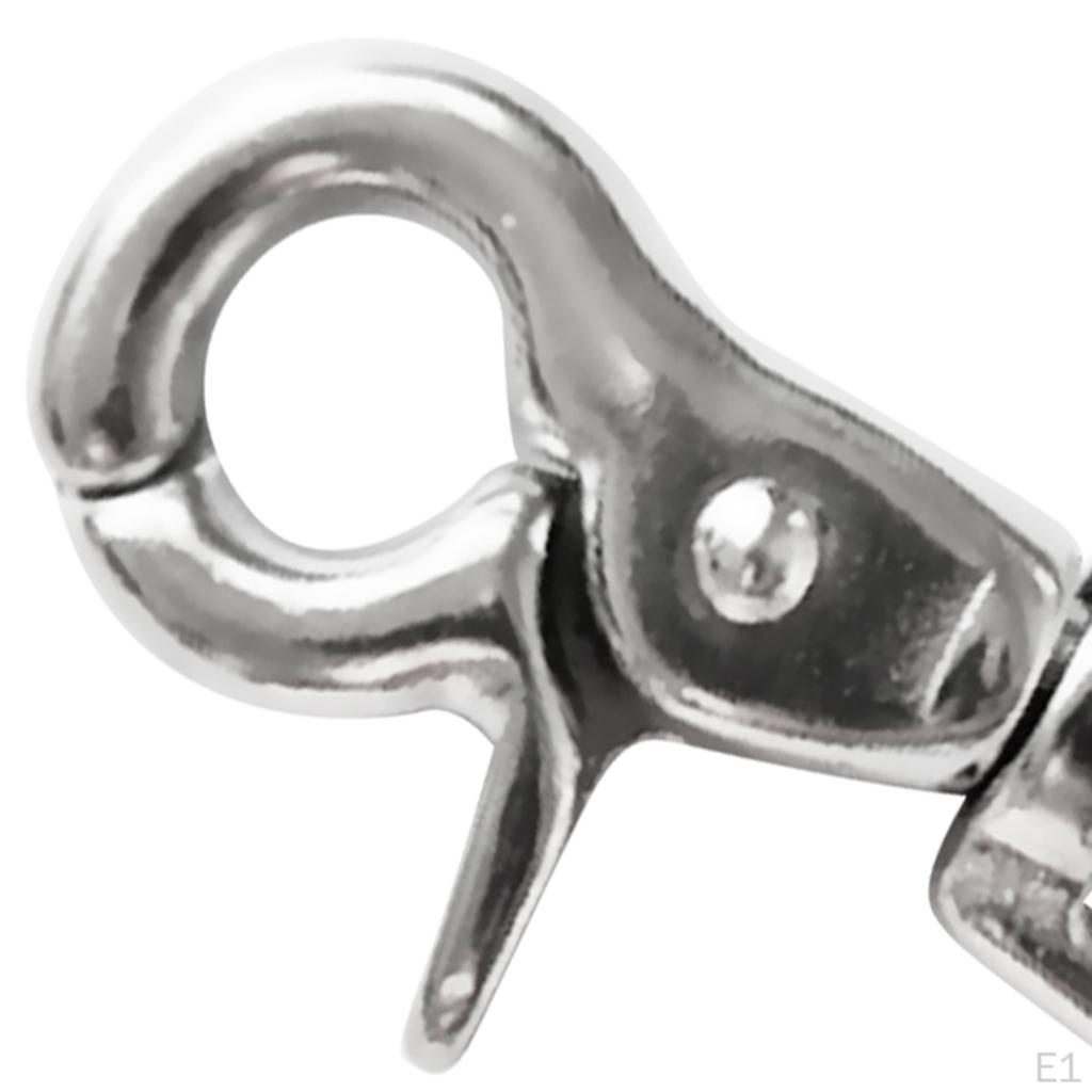 304 Stainless Steel Swivel Lobster Claw Clasp Snap Hook Clip Jewelry Findings 65mm Silver