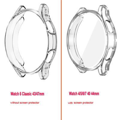 TPU Case +Band for Samsung Galaxy Watch 7/6/5/4 40mm 44mm Stainless Steel Bracelet Watch 6Classic 43mm 47mm Metal Strap Cover