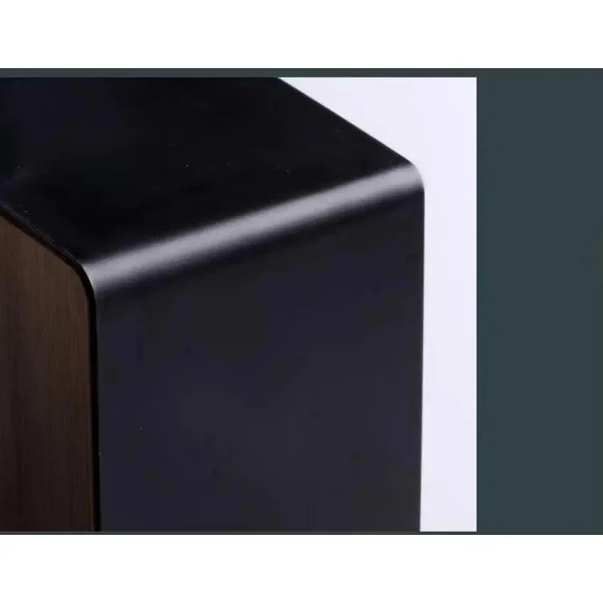 1 Pcs Round/Square Napkin Holder Container Wet Tissue Paper Dispenser Case Modern Home Plastic Tissue Box Wooden Lid