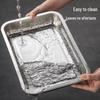 Stainless Steel Deep Square Plate