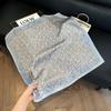 European and American style scarf square scarf imitation silk 71cm retro cashew print literary headband suit with decorative scarf