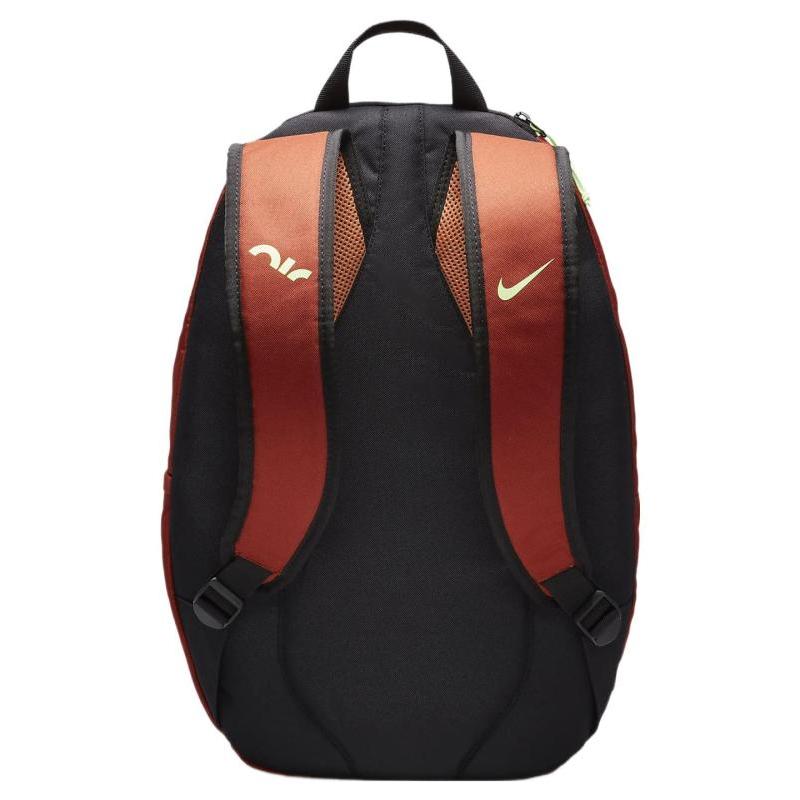 Nike Stoffrucksack Regular Unisex Dunkelorange & Amberbraun & Explosionsgrün Gelb Leicht Casual DV6246-832