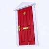 4Pcs Metal Door Knocker Set Dollhouse Hardware Miniature Accessories