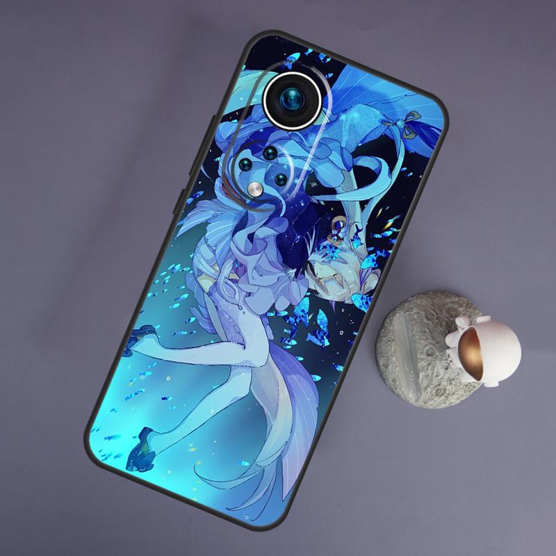 Genshin Impact Sangonomiya Kokomi For Huawei Honor Magic 5 Lite 70 50 X8 X9 a P20 P30 P40 P50 P60 Pro P Smart Nova 9 5T Case