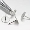 50Pcs Replaceable Self-Adhesive Nail Art Sanding Polish Paper Discs With Metal Nail Bearing For Manicure And Pedicure Repair