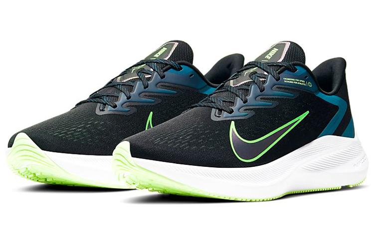 Nike Zoom Winflo 7 Noir Bleu Valériane CJ0291-004