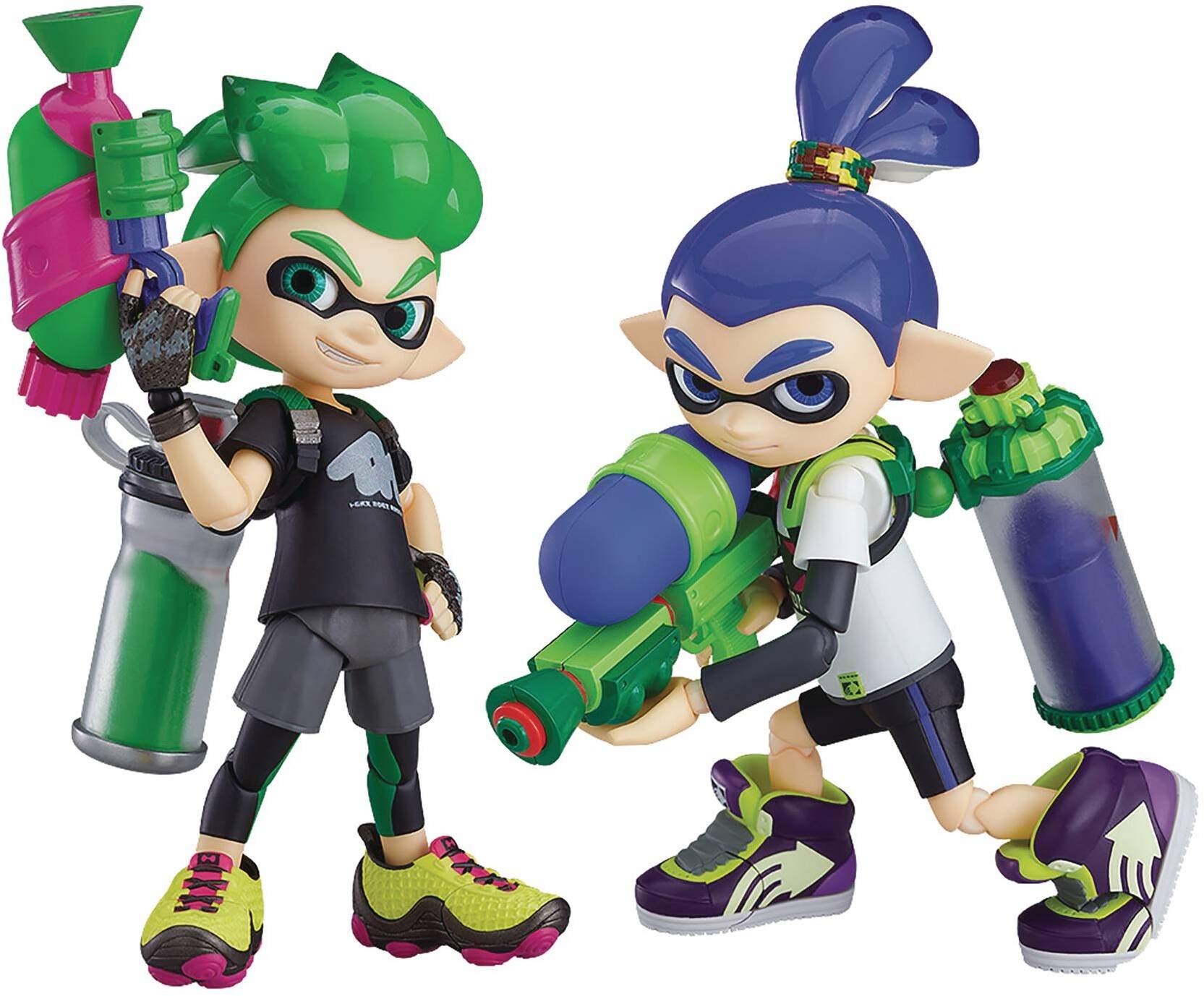 

figma SplatoonSplatoon2 Splatoon Boy DX edition немасштабируемая подвижная фигурка из АБС и ПВХ, окрашенная