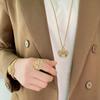 Foreign Trade Wish Fanjia Medusa Hollow Crown Set Jewelry Medieval Accessories Long Necklace