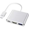USB C To HDMI Multiport Adapter, USB Type-C To HDMI 4K Converter, USB 3.0 Hub Port PD Fast Charging adapter[O1136]