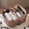 Large Capacity Travel Cosmetic Bag Foldable Waterproof Makeup Organizer Pouch For Women Storage Case