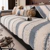 Light Luxury High-Grade Leather Sofa Cushion Autumn and Winter Plush Straight Row Seat Cushion All-Inclusive Universal Sofa Cover Winter Cover Towel