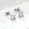 Small Minimalist Hollow Earrings For Healing Piercings Light Luxury Elegant And Delicate Ear Jewelry