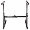 RockJam Z-Style Adjustable Portable Heavy-Duty Music Stand (Fits 54-88 Key Electric Pianos) Electronic Keyboard Stand (RJZZ363)