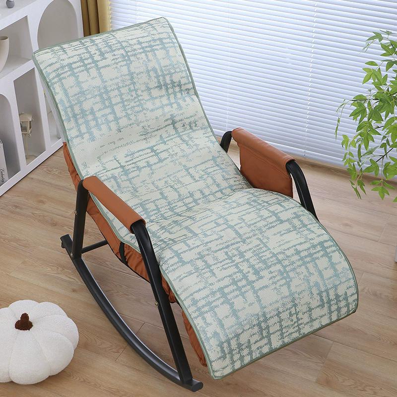 55x150cm Summer Ice Silk Office Lounge Chair Cushion Backrest Cover Comfort Anti Slip Folding Bed Rocking Chair Cushion
