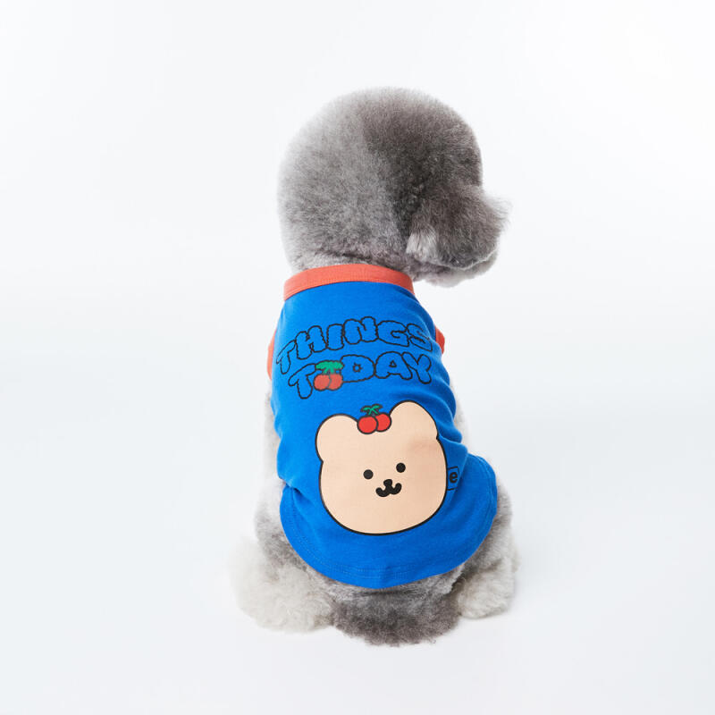 [Earp EarpXKINIKINI]CHERRY COVY SLEEVELESS-BLUE(Sleeve) L