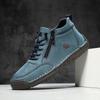 Hand-Stitched Women’s Soft Sole Flat Casual Shoes for Autumn & Winter - A805