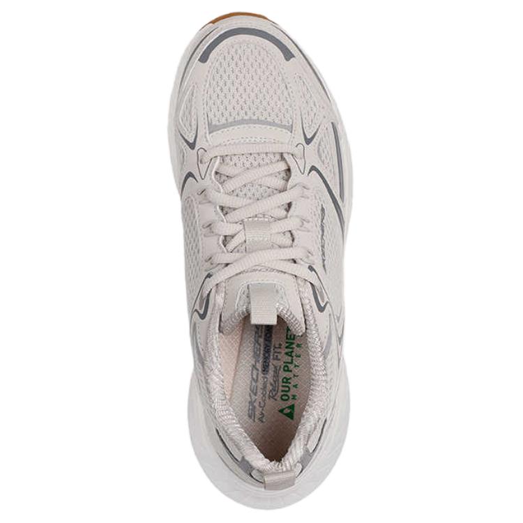 Skechers Edgeride Abrasion Resistant Breathable Low top Casual Shoes Women's Beige Gray 150475-NAT