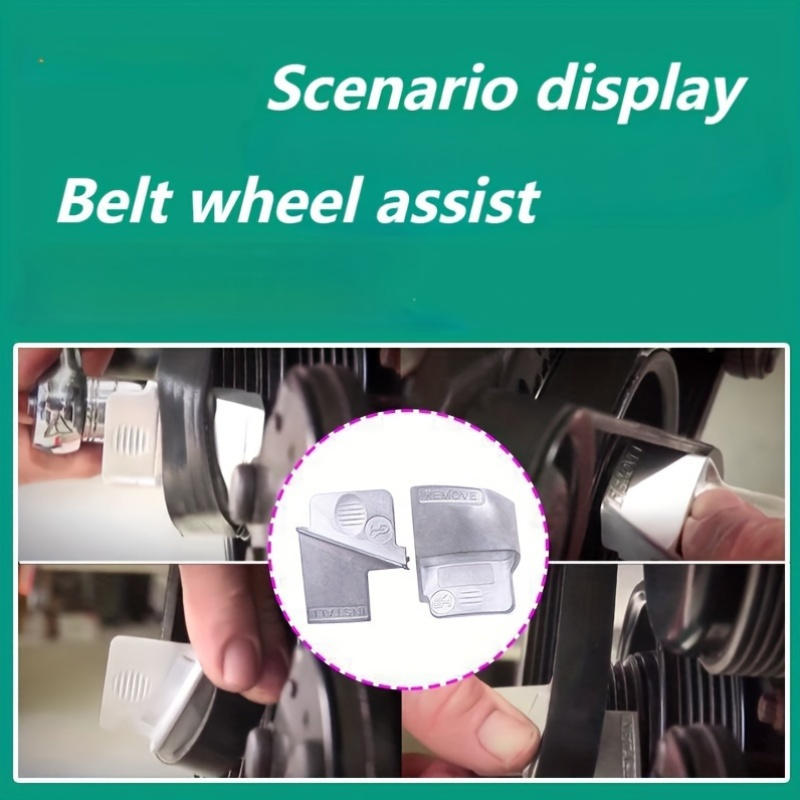 1Pc Automobile Ribbed Drive Belts Remover Stretch Aux Belt Removal Installer Tool Set Car Repair Modificate