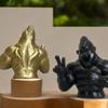 Handicraft Monkey Toy Sculpture Resin Miniatures Figurine Simulation Orangutan Statue  Prop