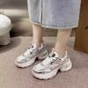 Platform dad shoes show small and versatile student sports shoes mesh street shooting summer tide shoes