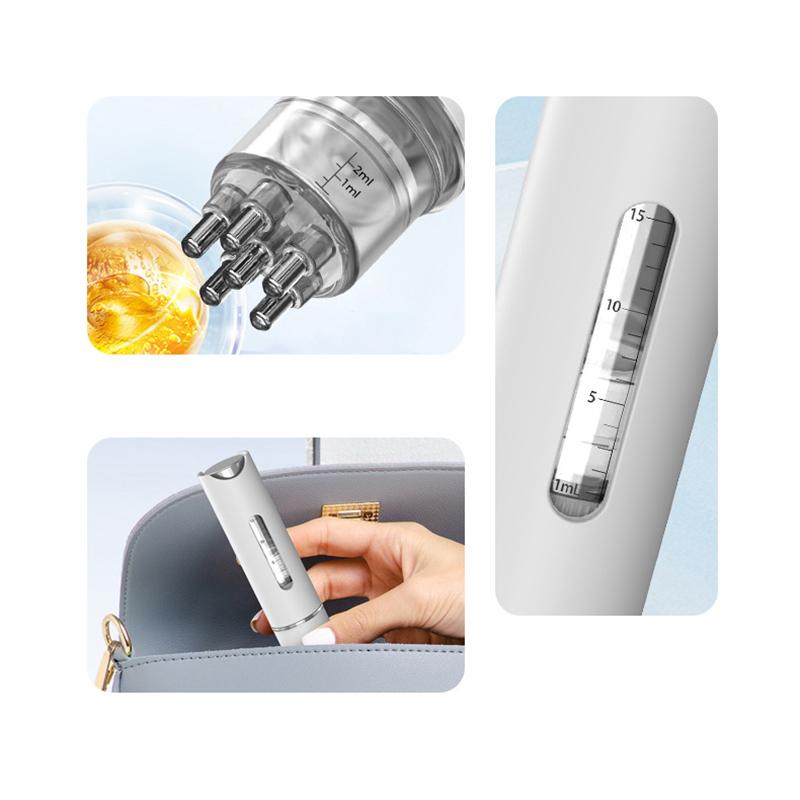 Six Needles Portable Scalp Applicator Liquid Comb Hair Roots Massage Medicine Comb Hair For Hair Growth Serum Oil Nourish
