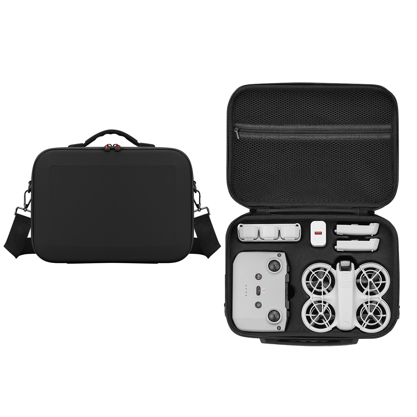 

Carrying Case for DJI Neo Fly More Combo Accessories, Waterproof Portable Travel Shoulder Bag Storage Case for DJI Neo чорний