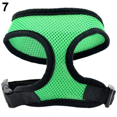 Dog Harness Adjustable Soft Breathable Dog Harness and Leash Set Nylon Mesh Vest Harness for Dogs Puppy Dogs Collar Chest Strap