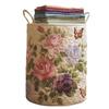 With Handle Fabric Floral Storage Bag Large Capcity Clothes Toy Organizer Quilted Laundry Basket