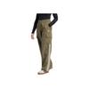 Adidas Originals Adicolor Cargo Pants Logo Embroidery Vintage Loose Wide Leg Knit Sports Pants Women Pants Green IX5964