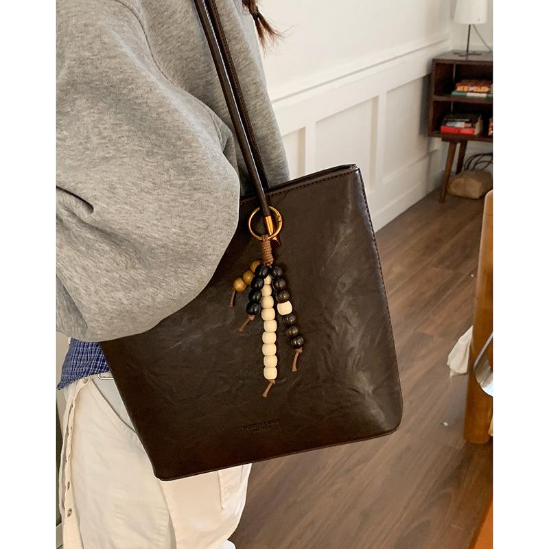 Borsa da ascella da donna di grande capacità, semplice borsa tote, borsa monospalla di grande capacità