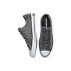 Converse Chuck Taylor All Star Bequeme Vielseitige Canvas-Schuhe Unisex Sneaker Anthrazit-Schwarz 165943C
