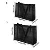 New Mesh Shoulder Bag Large Capacity Hollow Makeup Storage Bag Multifunctional Transparent Beach Bags Women