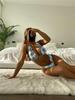 Floral Print Strappy Two-Piece Bikini Swimsuit for Women 2022