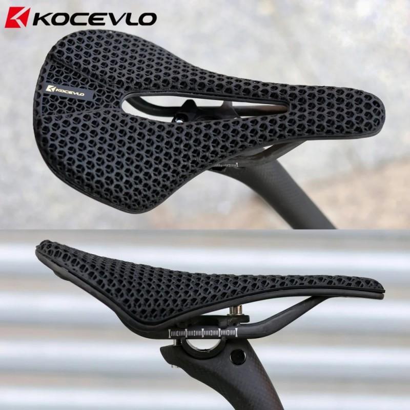 KOCEVLO KS07 Carbon Fiber 3D Printed Bicycle Saddle Road Mountain Bikes Universal Fit