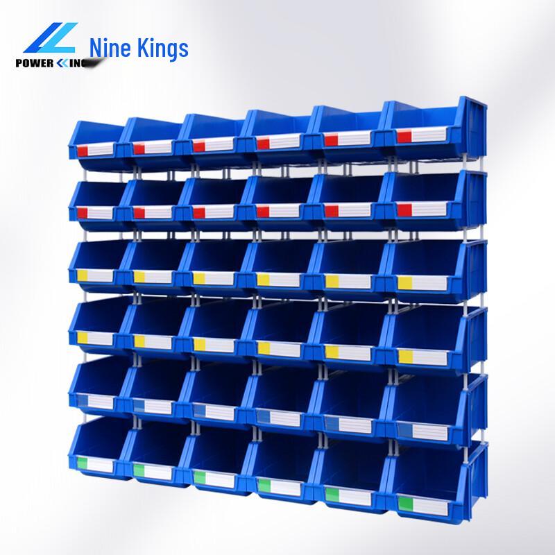 Powerking Stackable Slanted Parts Storage Bin