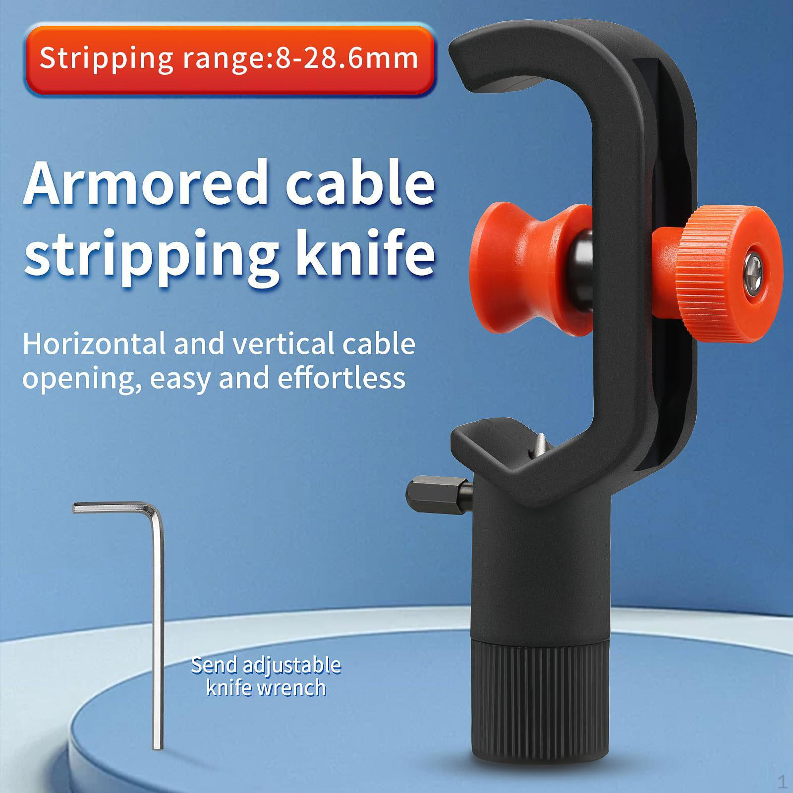 

Optical Cable Knife Ergonomic Vertical Horizontal Sturdy Mid Span Slit and Tool Slitting оранжевый