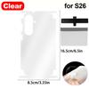 Full Coverage Back Screen Protectors Hydrogel Film with Side Frame Stickers for Samsung Galaxy S26 Plus Ultra S26+ S26U