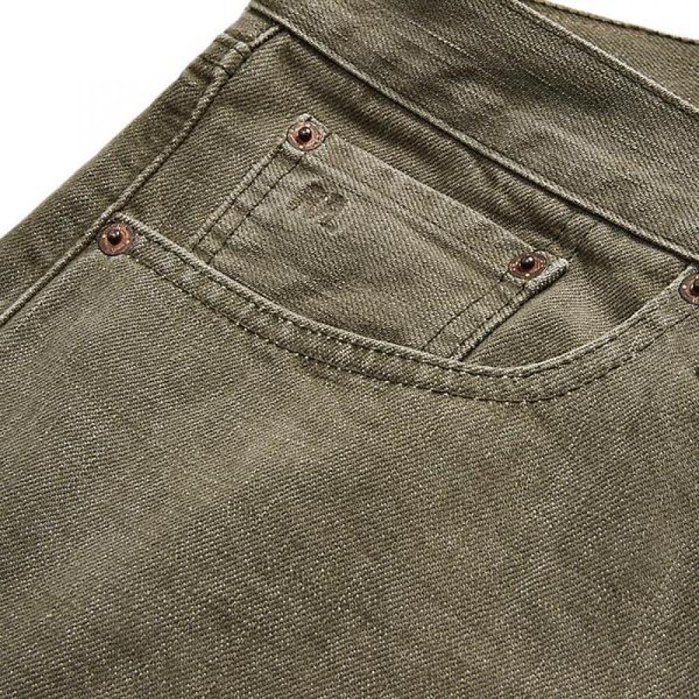 Rrl Slim Fit Olive Jeans Mnrrdnm10920094301