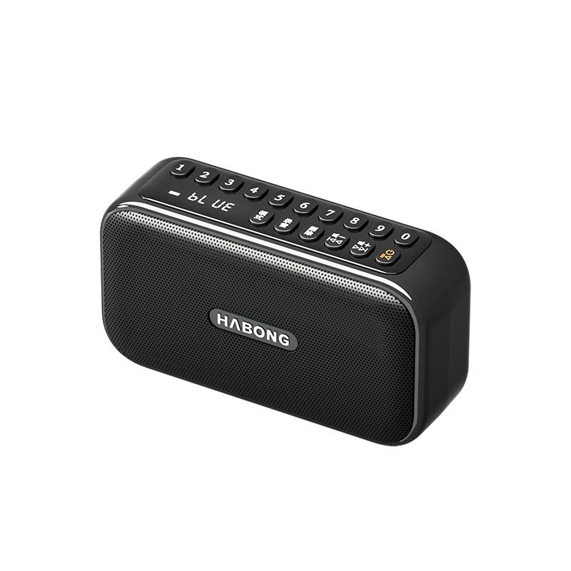 Portable FM Radio Rechargeable Portatil Radios Recorder Wireless Bluetooth 5.3 Speaker Walkman Heavy Bass Handsfree MP3 Player