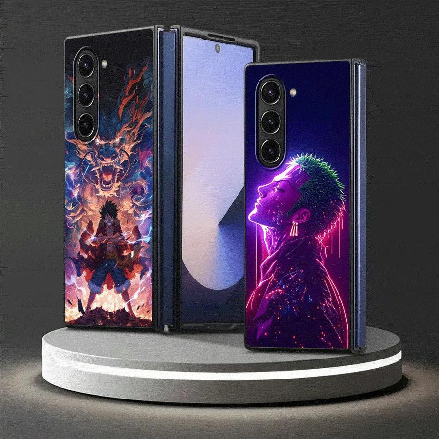 Custodia per Telefono Posteriore One Piece Cool Zoro per Samsung Galaxy Z Fold 7 6 5 4 3 ZFold7 ZFold6 ZFold3 ZFold4 ZFold5