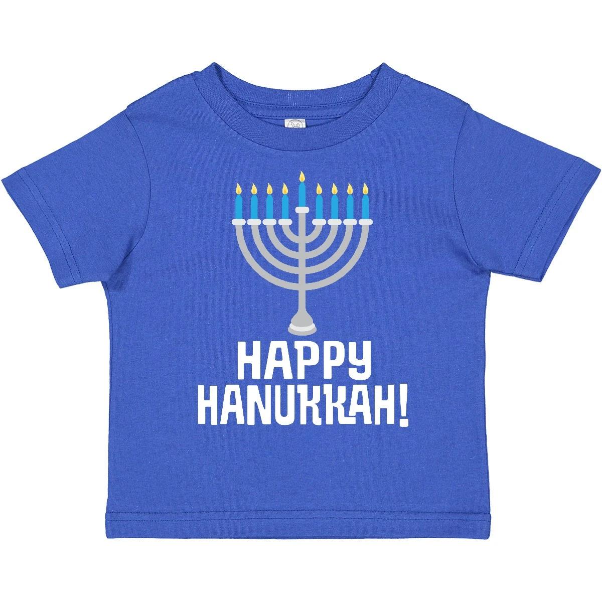 Inktastic Happy Hanukkah orah Toddler T-Shirt Chanukah Holiday Celebration 130