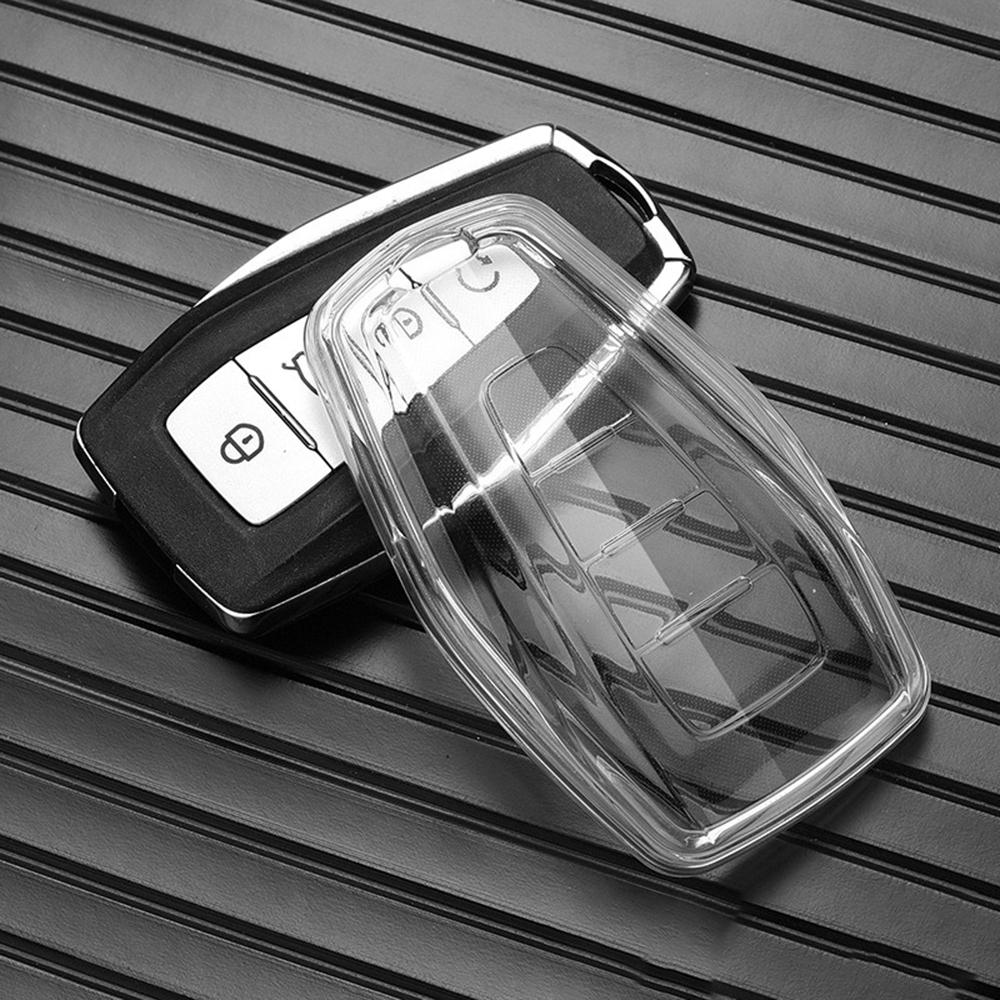 

Прозрачный чехол-обложка для автомобильного ключа из ТПУ для Geely Manjaro Tugella Coolray Emgrand Vision Icon Atlas Pro Держатель для ключей Аксессуары