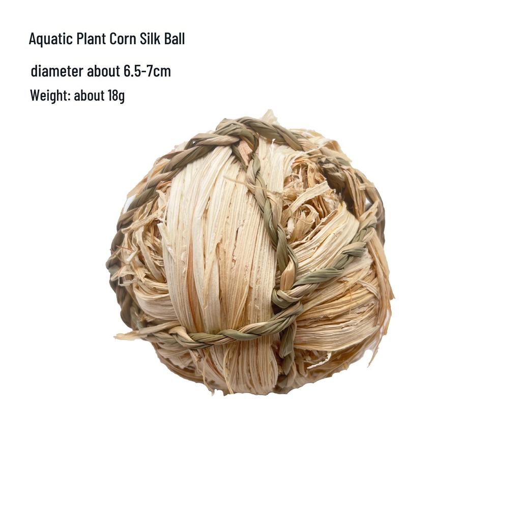 Natural Handmade Woven Rattan Teething and Chew Toy for Rabbits, Hamsters, and Chinchillas - Boredom Relief Ball