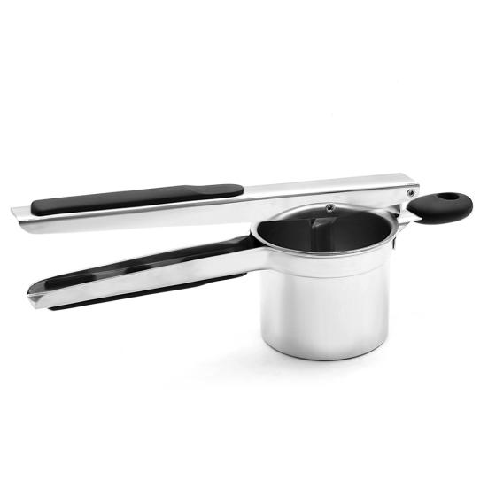 Kitchen Multifunctional Stainless Steel Potato Masher Ricer with 3 Ricing Discs