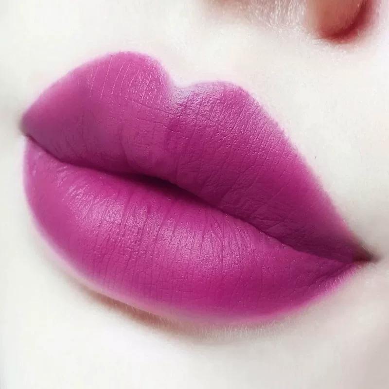 Cool-Toned Rose Red Matte Lipstick, Orange-Red Matte Violet, Long-Lasting, Brightening, Everyday Light Makeup, Popular Affordable Price