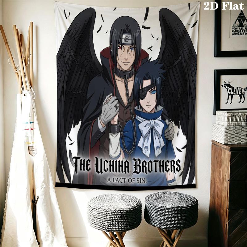 Naruto Wall Tapestry Aesthetic Wall Hanging Printed Fabric Blanket Decorative Tapestries For Bedroom Living Room Home Decor