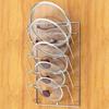 Pot Lid Organizer, Pots and Pans Lid Organizer for Cabinet Door/Wall, No Drilling Adhesive Mounted Rustproof Lid Holder
