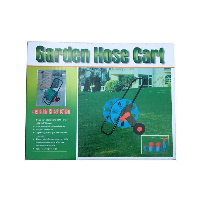 Garden Watering Hose Reel Cart with Storage Rack