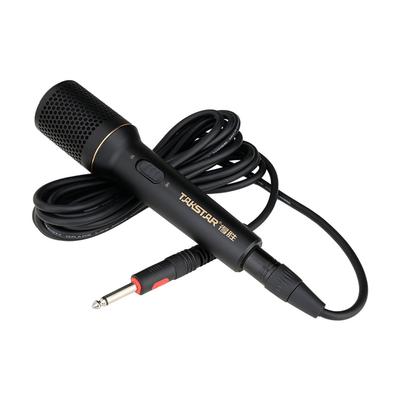 TAKSTAR Handheld Microphone Cardioid Dynamic Vocal Mic Wired XLR Microphone with On and Off Switch