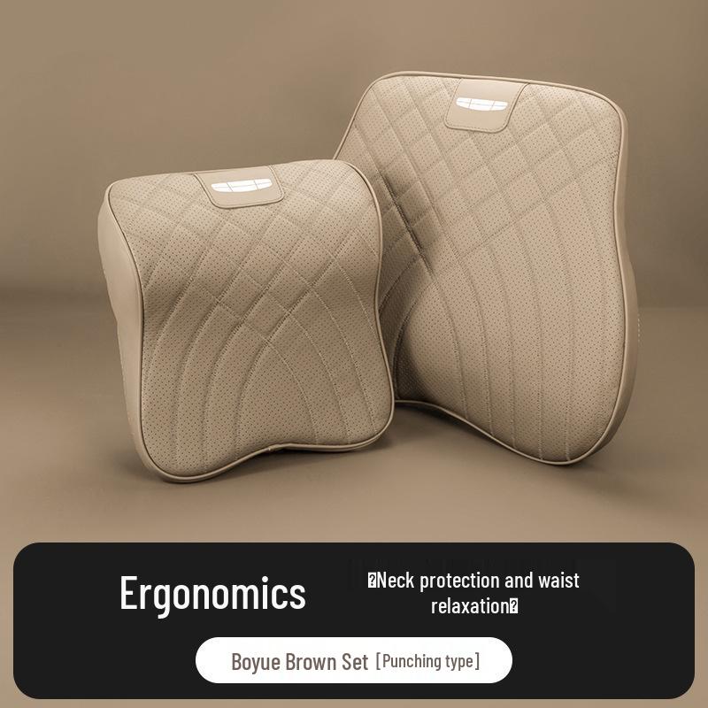Geely Galaxy E8 Car Headrest & Neck Pillow with L6 Lumbar Support Cushion